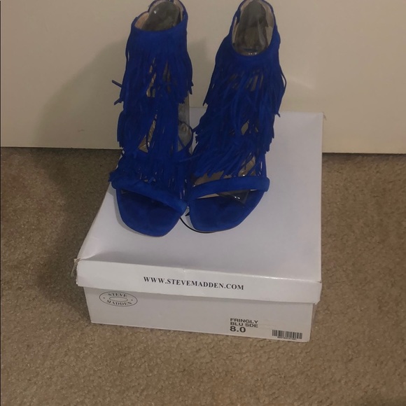 Steve Madden Shoes - Fringe suede heels Steve Madden Shoes - Fringe suede heels